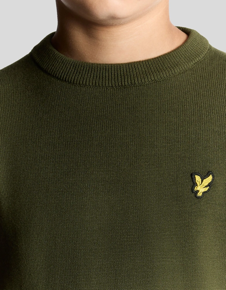 Cotton Crew Neck Jumper
