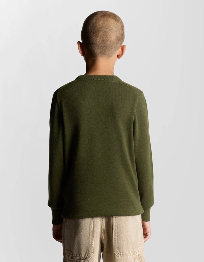 Cotton Crew Neck Jumper
