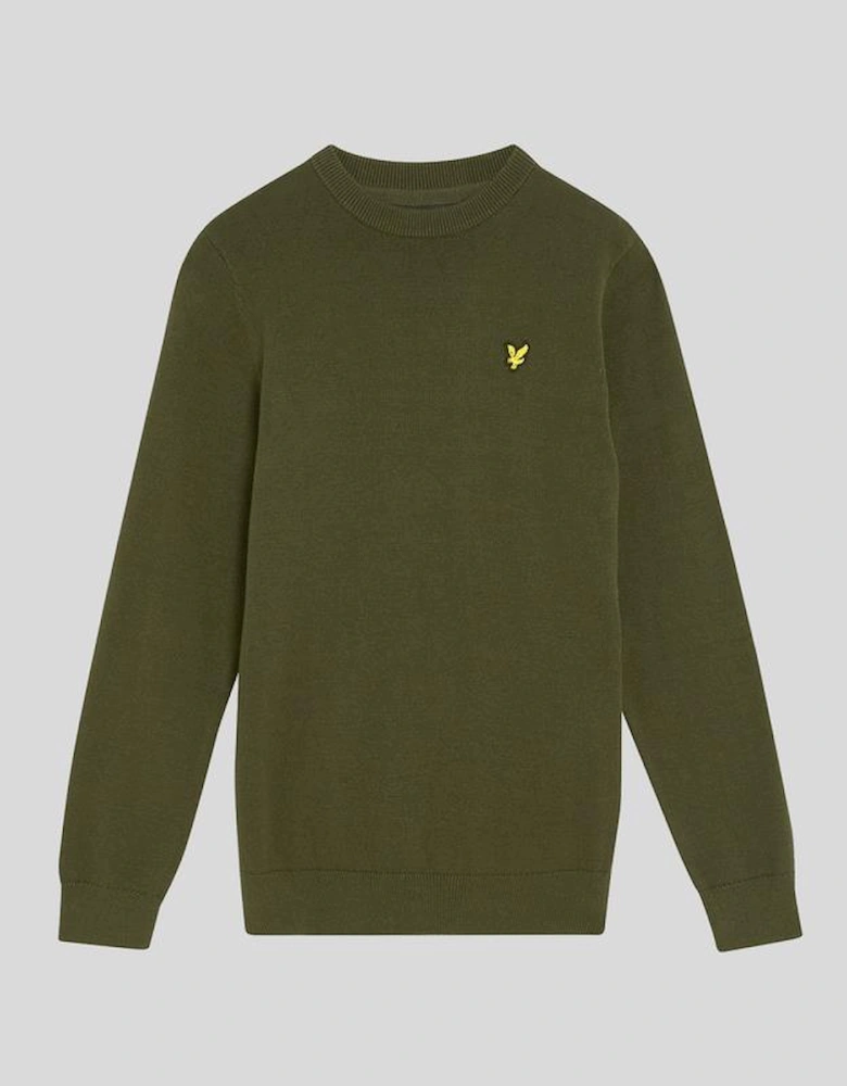 Cotton Crew Neck Jumper