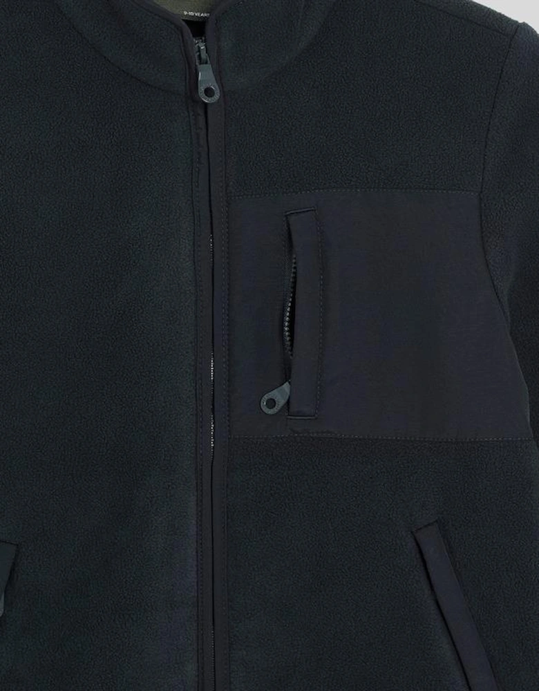 Nylon Trim Polar Fleece Jacket