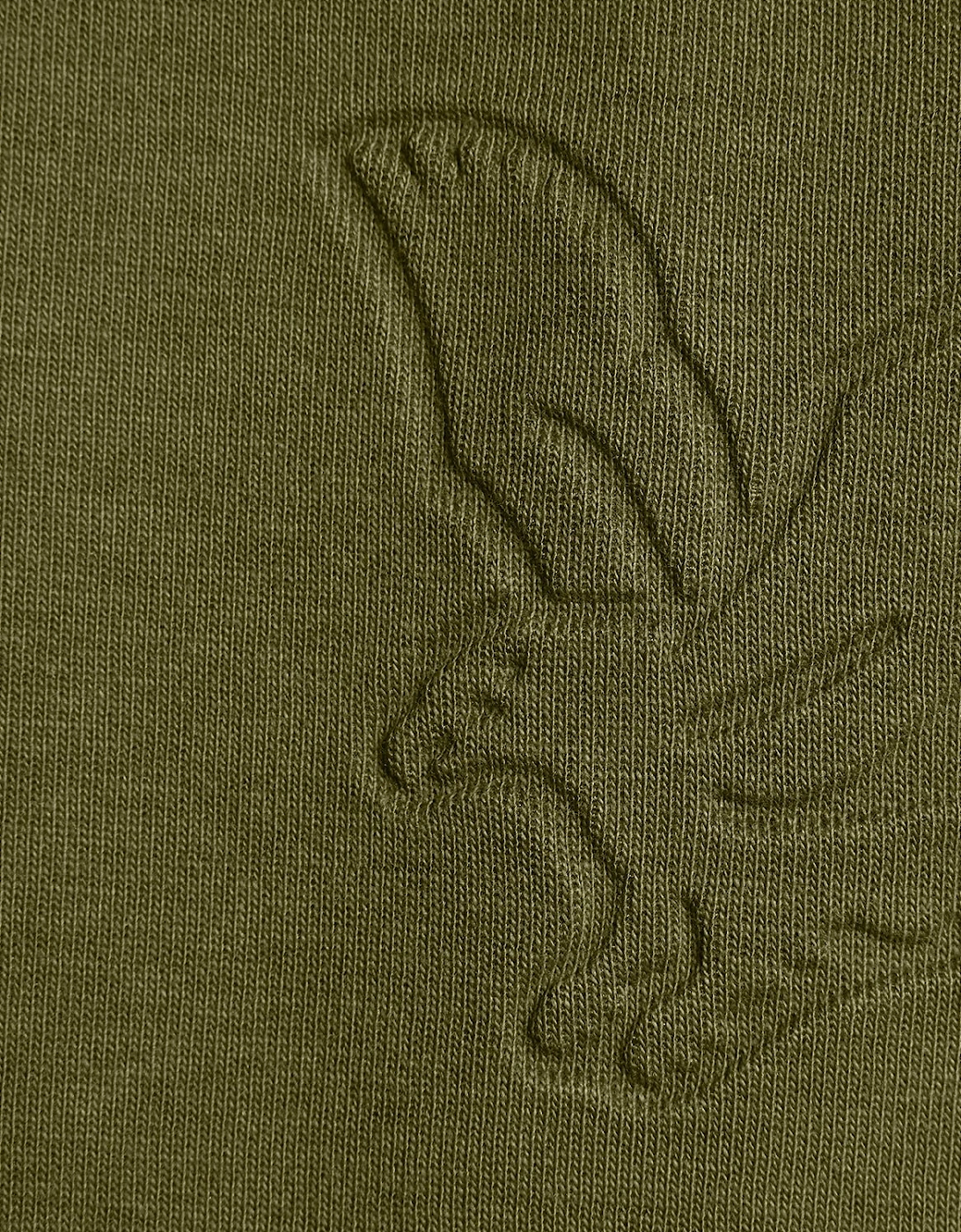 Embossed Eagle Crew Neck Sweatshirt