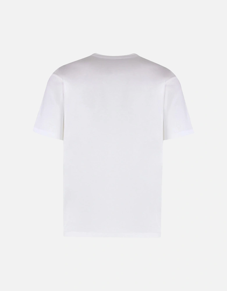 Chez Print Jersey T-Shirt in White
