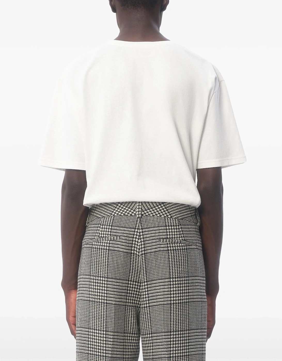 Chez Print Jersey T-Shirt in White