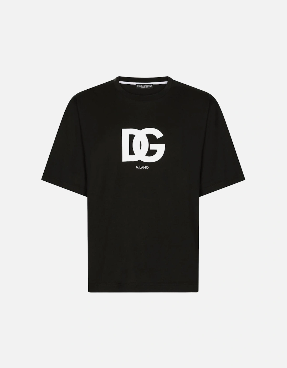 DG Milano Logo Print T-shirt in Black, 6 of 5