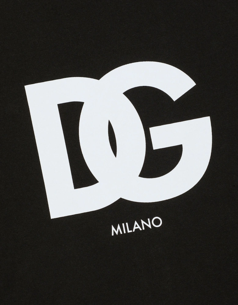 DG Milano Logo Print T-shirt in Black