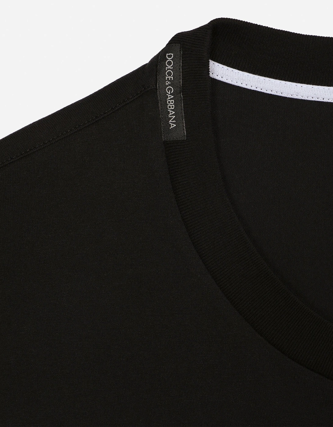 DG Milano Logo Print T-shirt in Black