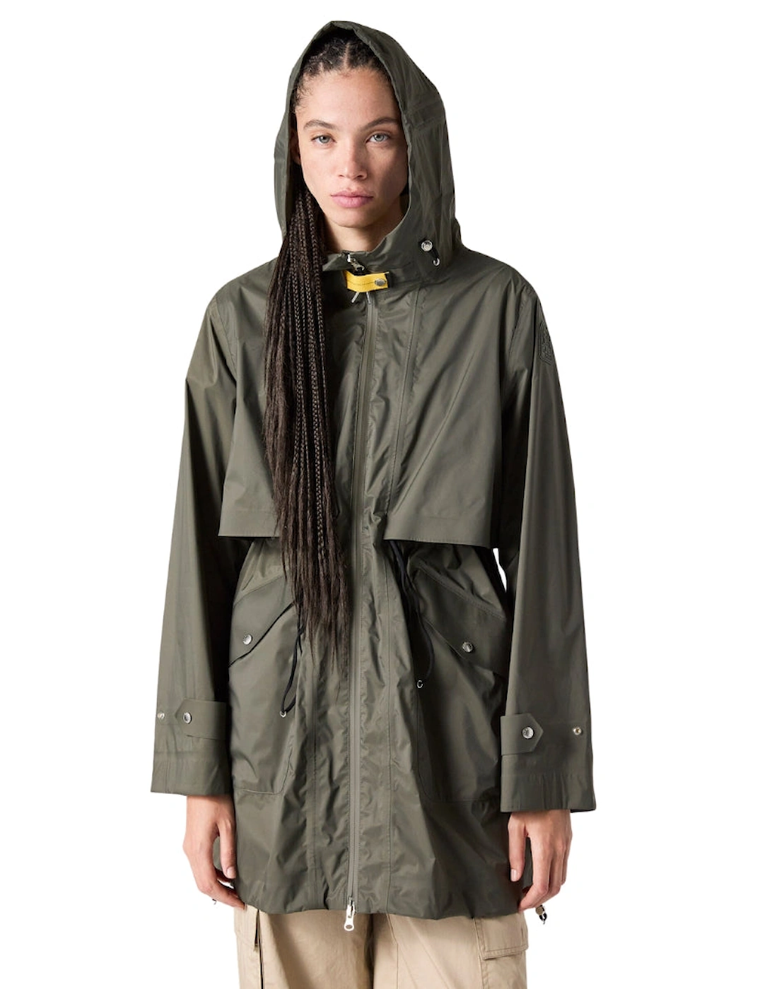 Mikuni Green Long Hooded Jacket