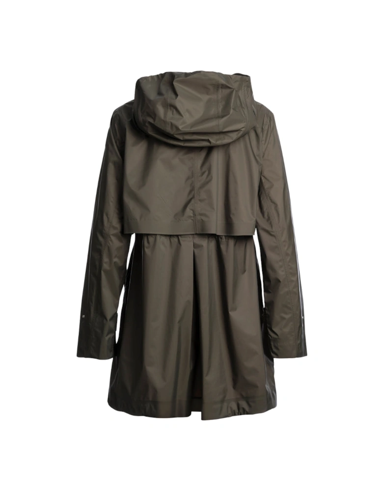 Mikuni Green Long Hooded Jacket
