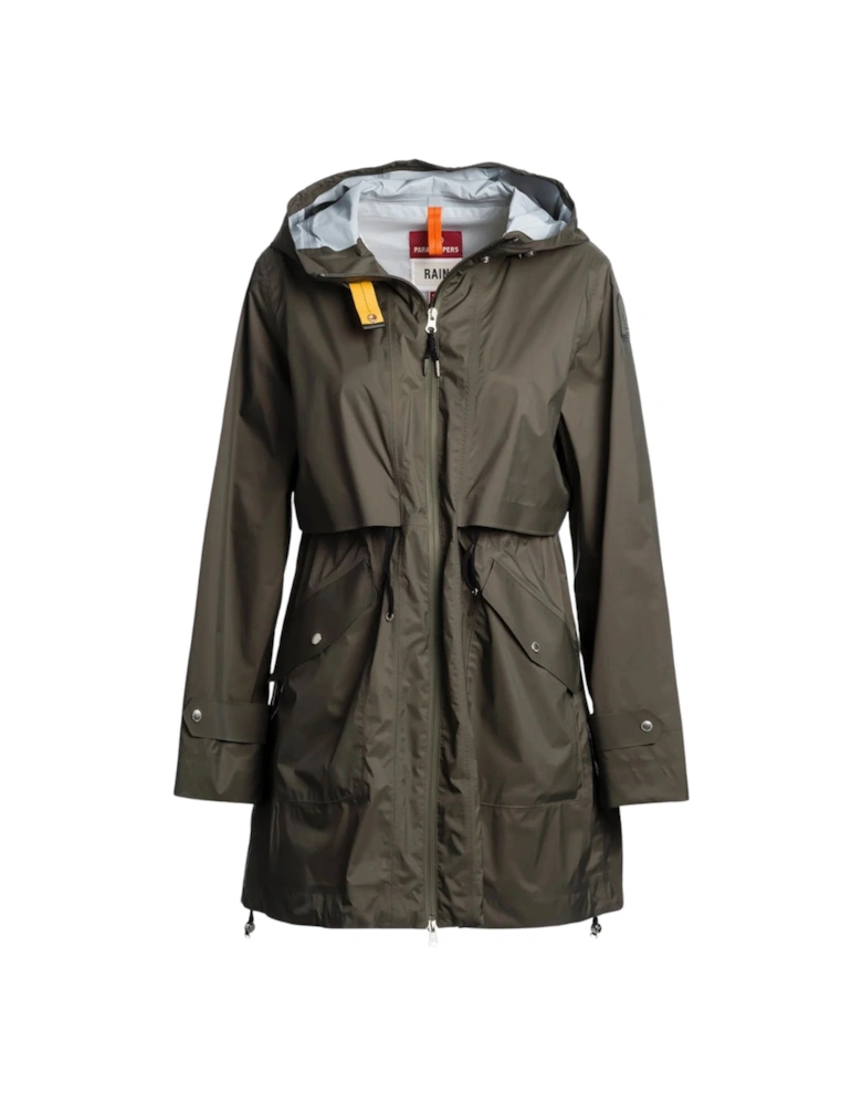 Mikuni Green Long Hooded Jacket