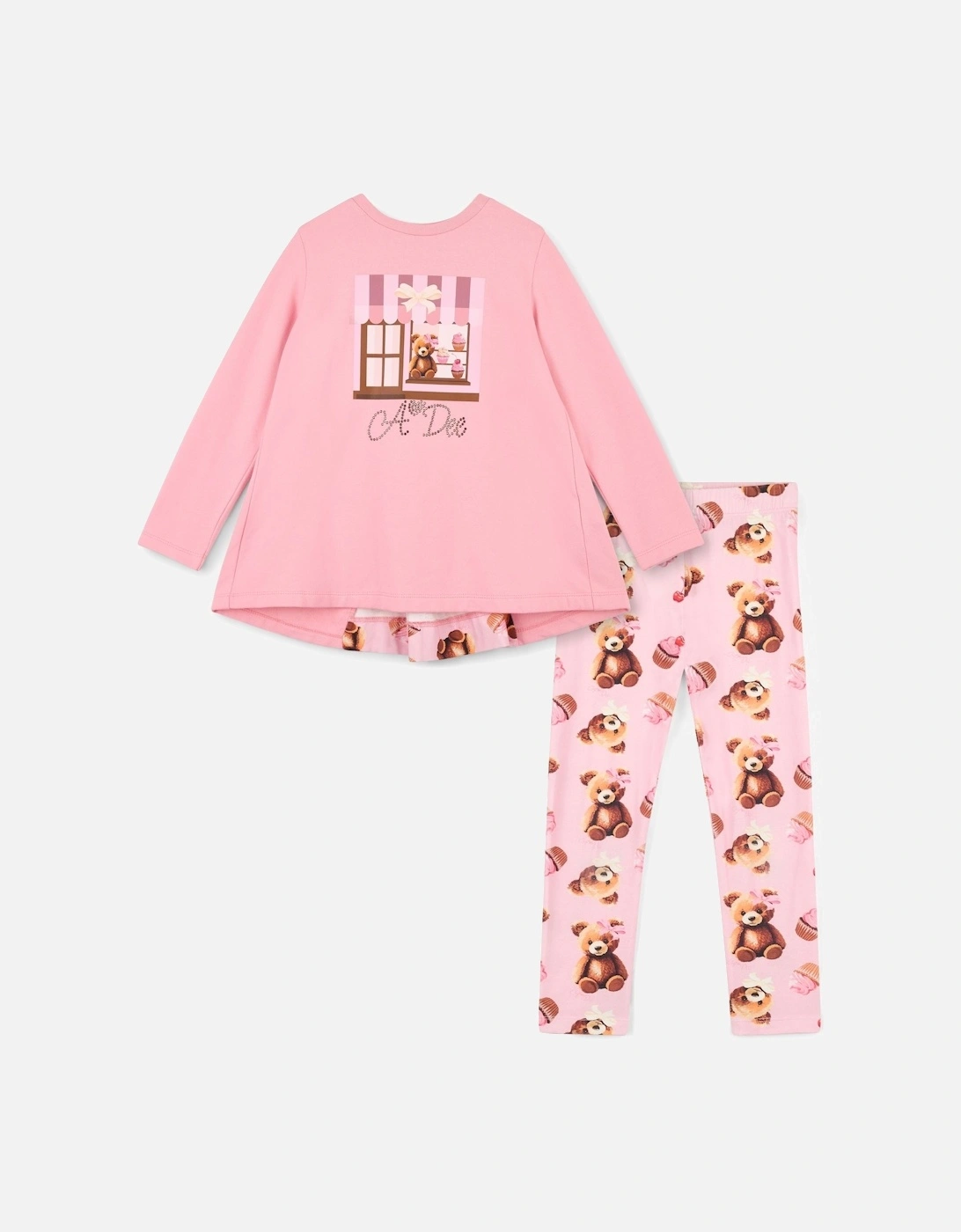 MISSY PINK CUP CAKE LEGGINGS SET W252509, 8 of 7