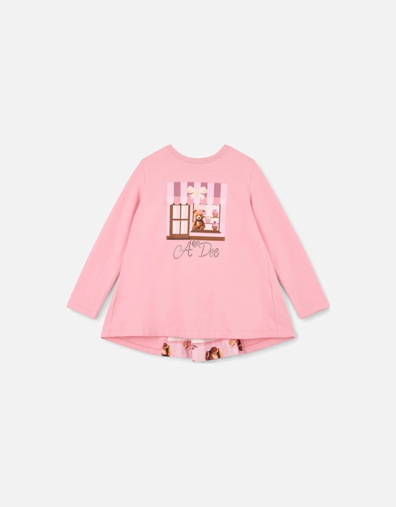 MISSY PINK CUP CAKE LEGGINGS SET W252509