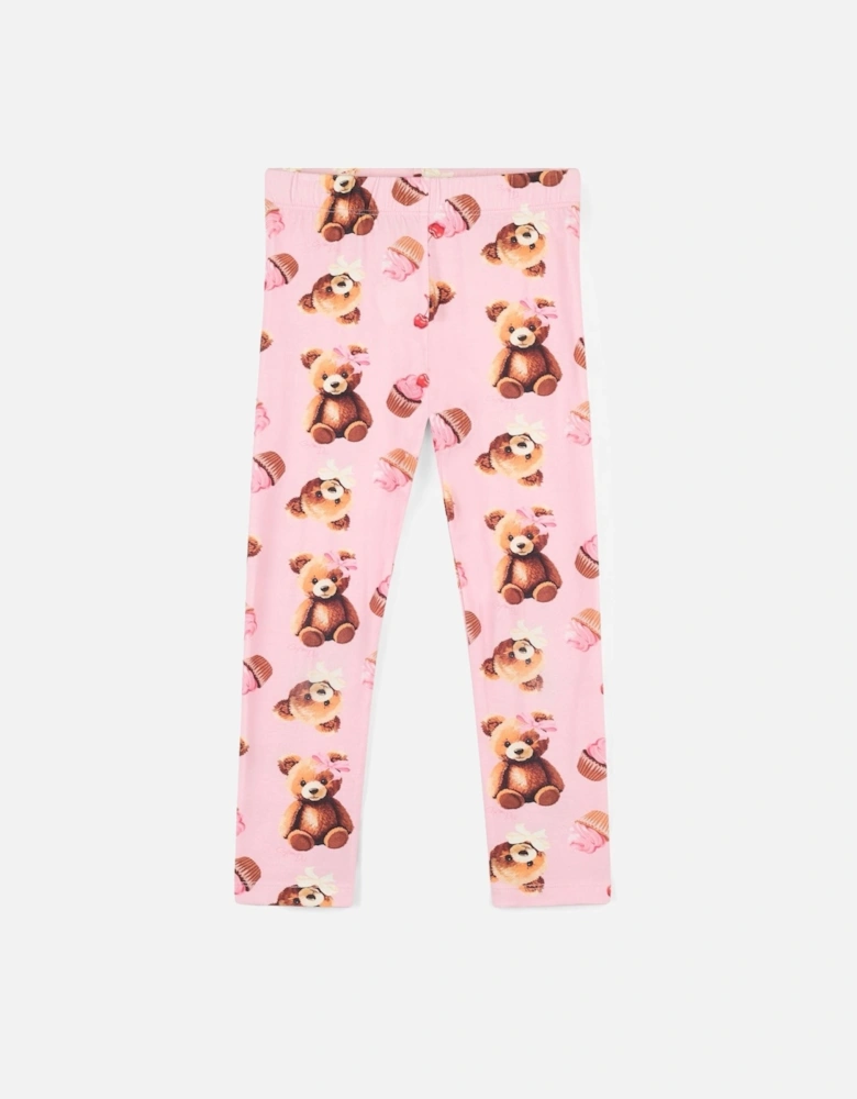 MISSY PINK CUP CAKE LEGGINGS SET W252509