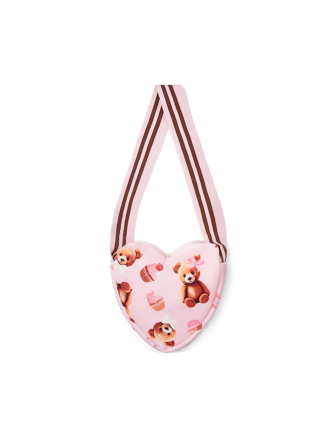 LOUISE BEAR PRINT HEART BAG W252920, 3 of 2