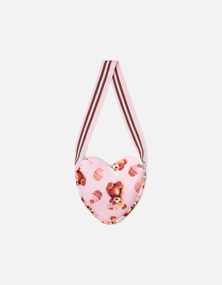LOUISE BEAR PRINT HEART BAG W252920