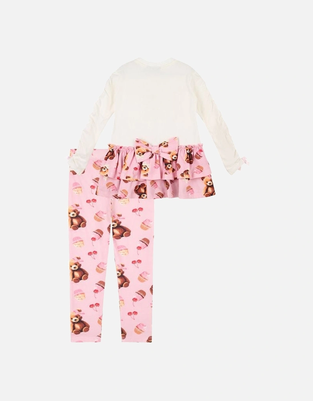 MADISON BEAR PRINT LEGGINGS SET W252510