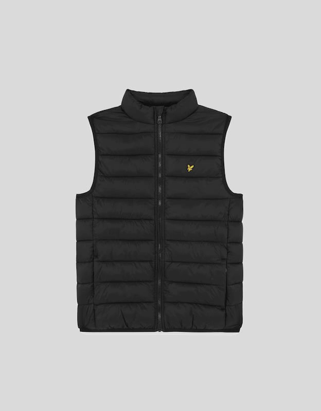 Lyle And Scott Boy's Lightweight Padded Gilet - Black - Size: 14/15 y