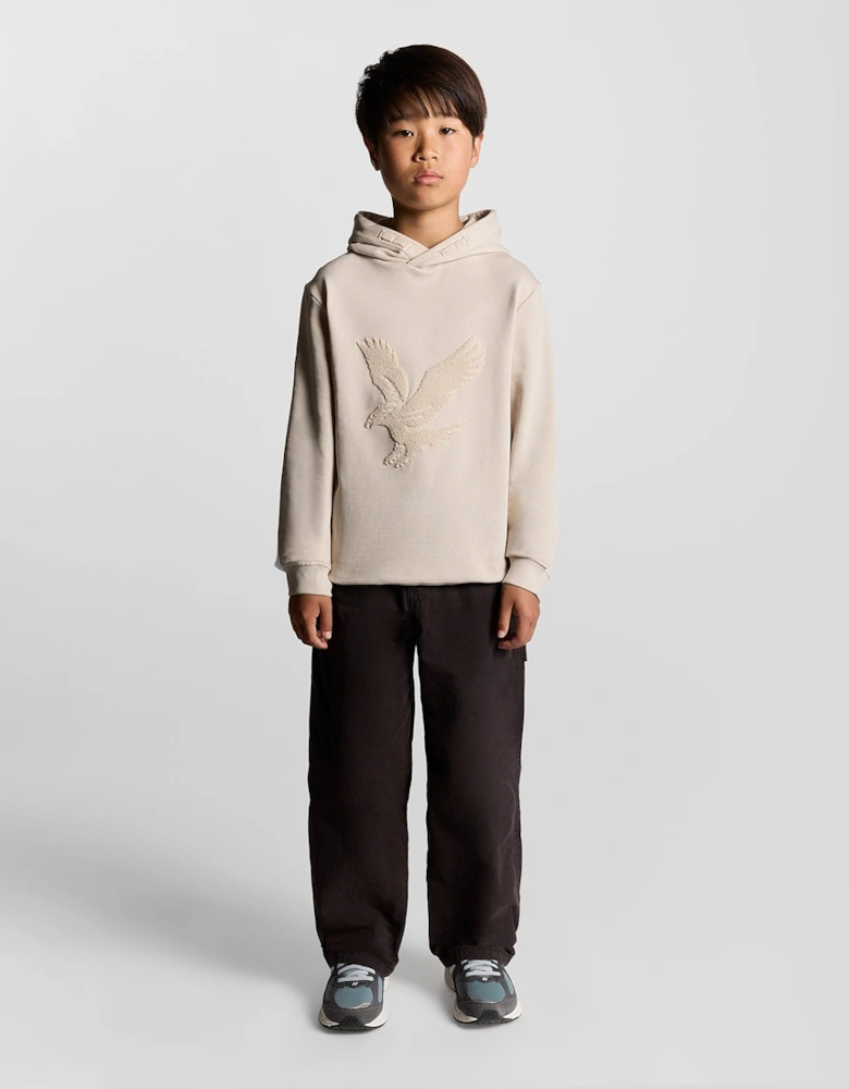 Towelling Eagle Hoodie