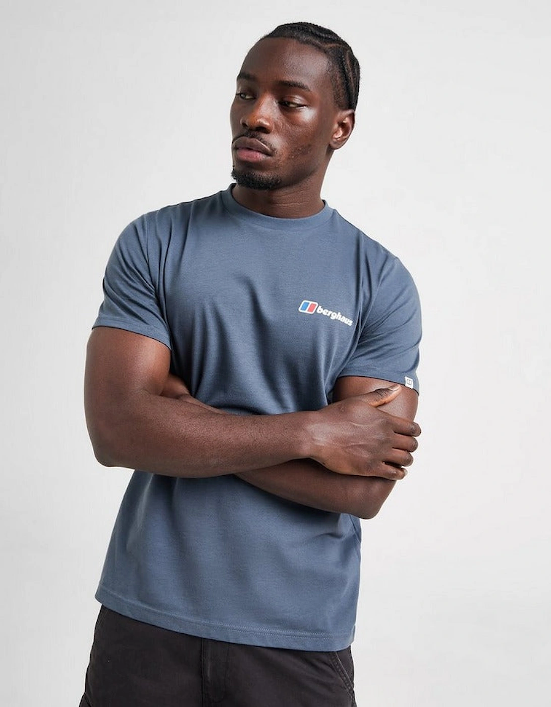 Berghaus Men's Berghaus Pinnacle Point T-Shirt Dark Grey - Blue