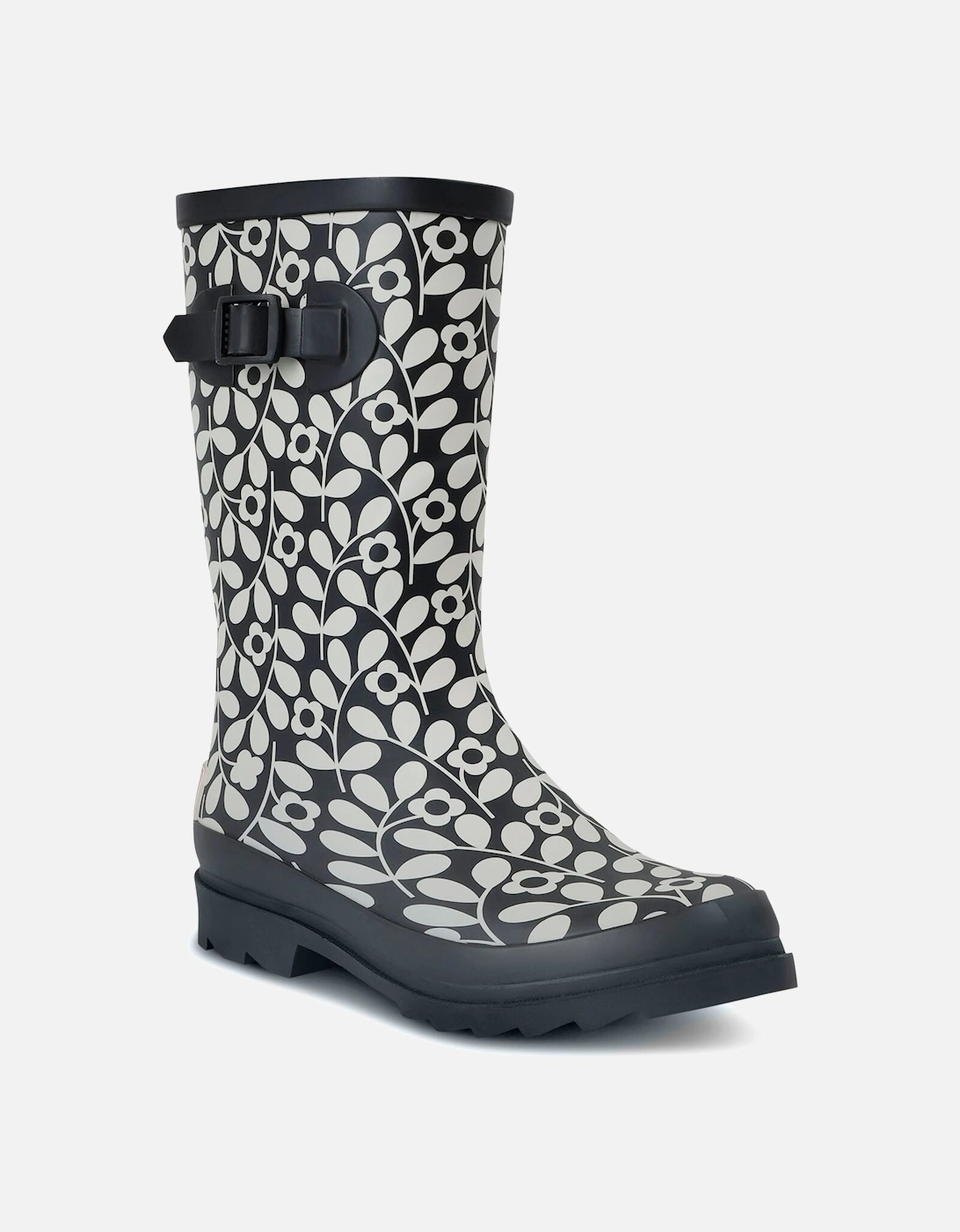 Womens Orla Kiely Quarter Adjustable Wellies, 2 of 1