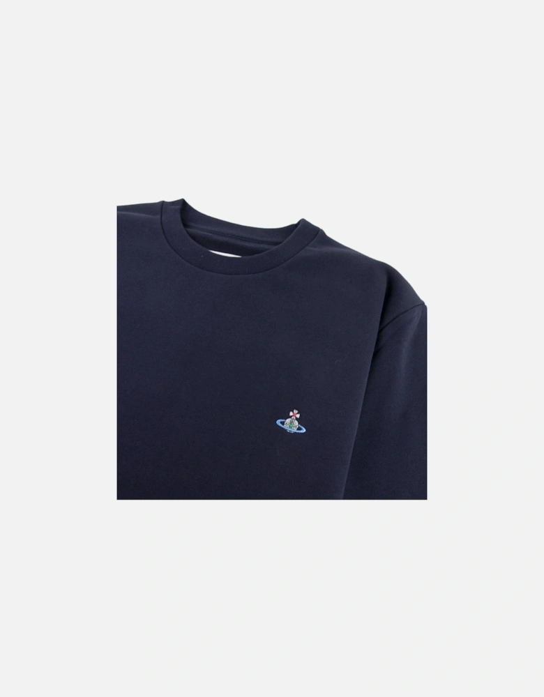 Navy Orb Crewneck Sweatshirt