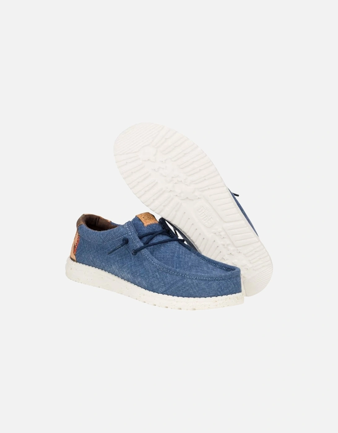 Wally Palm Jute Shoe Navy