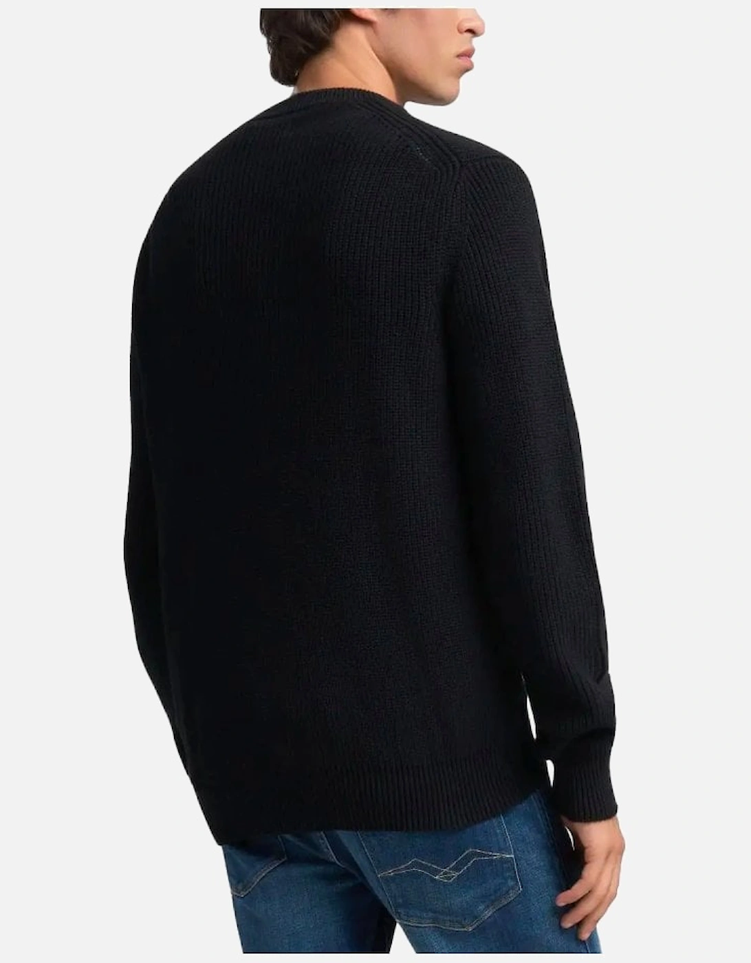 Chunky Knit Jumper Dark Navy