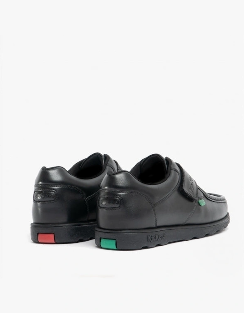114226 FRAGMA STRAP Boys School Shoes Black