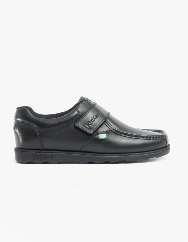 114226 FRAGMA STRAP Boys School Shoes Black