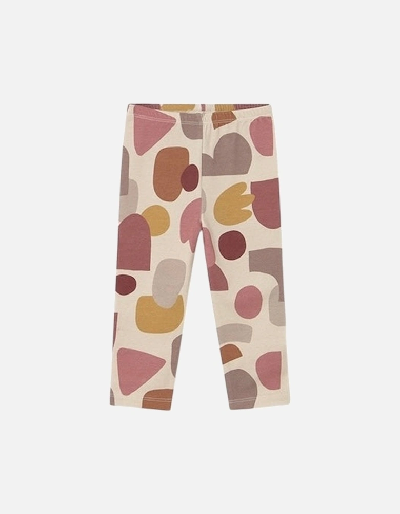 Girls Multicoloured Print Leggings