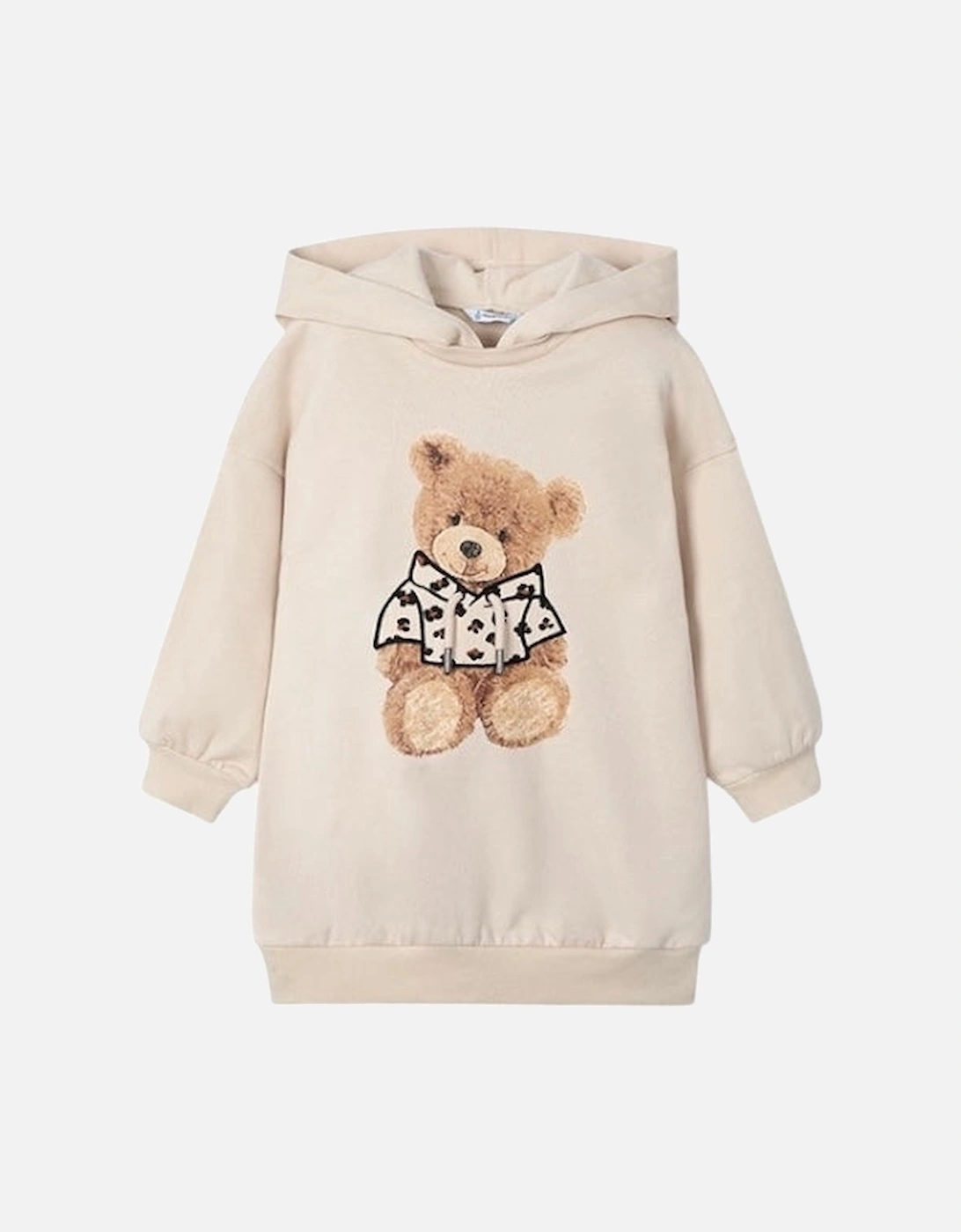 Girls Sand Hooded Jumper Dress, 4 of 3
