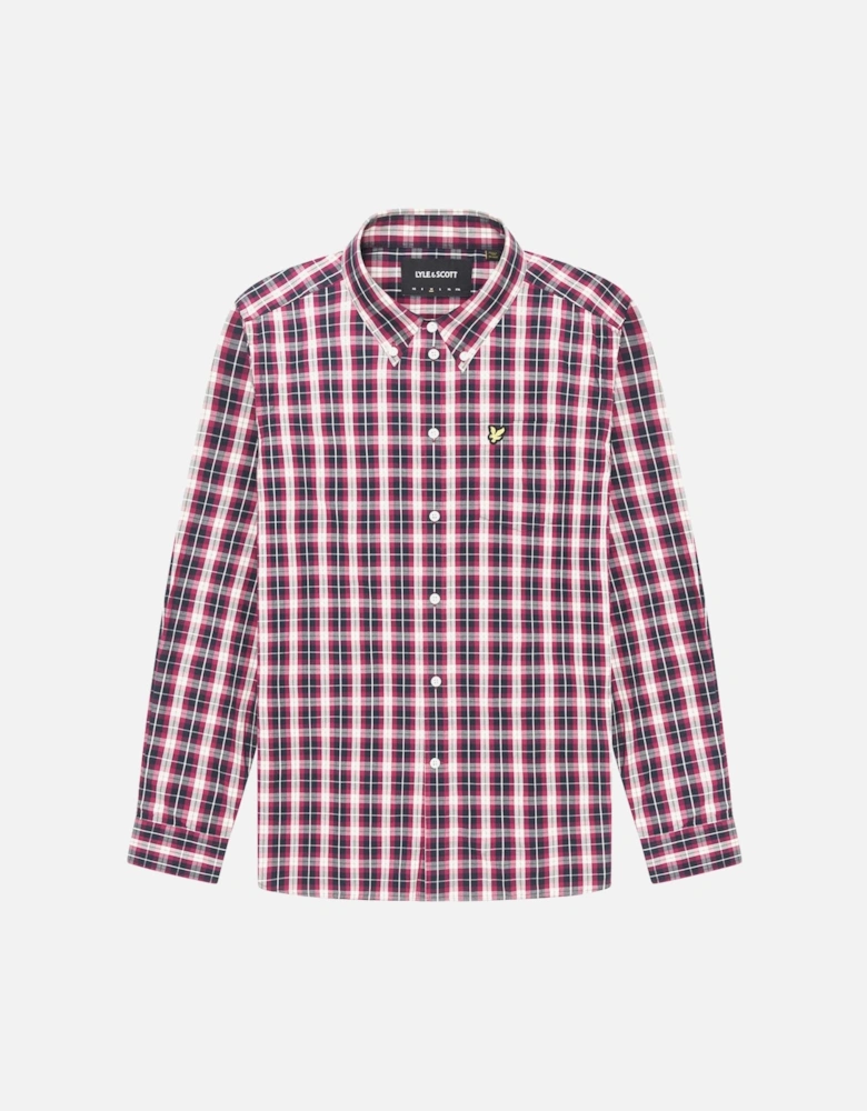 Washed Check Poplin Shirt