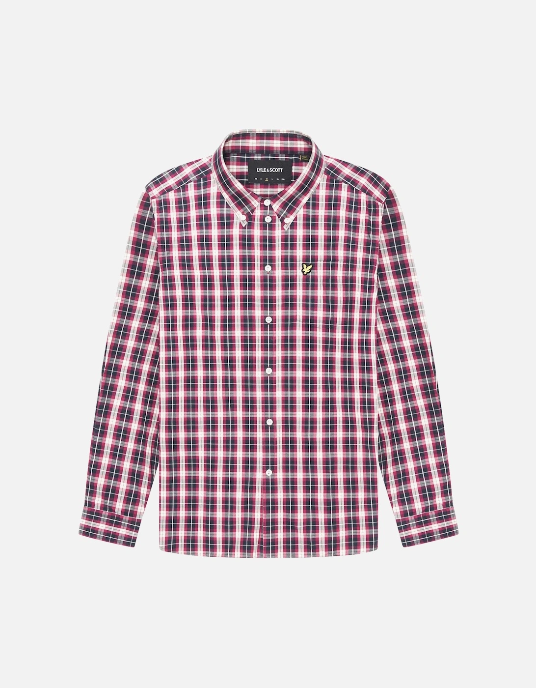 Washed Check Poplin Shirt