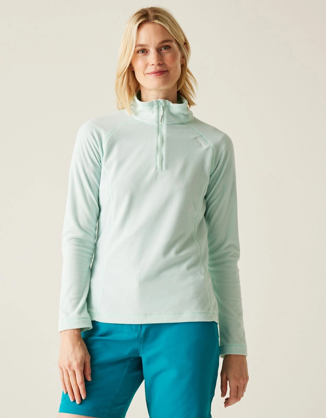 Womens Montes Lightweight Half Zip Fleece, 2 of 1