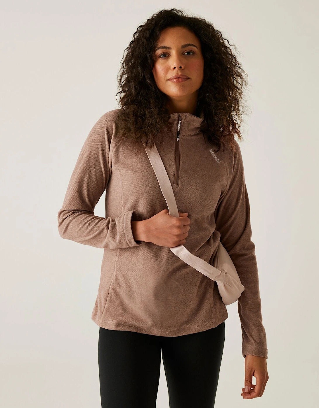 Womens Montes Lightweight Half Zip Fleece, 2 of 1