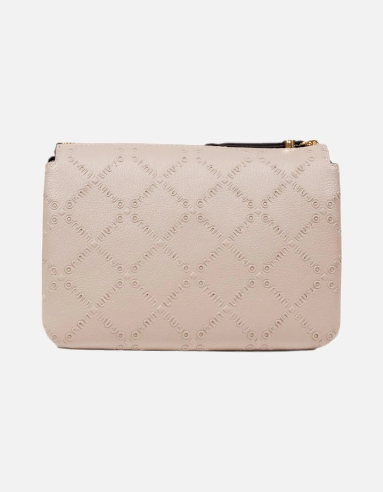 Shoulder Bag with Zip Closure Women - Beige