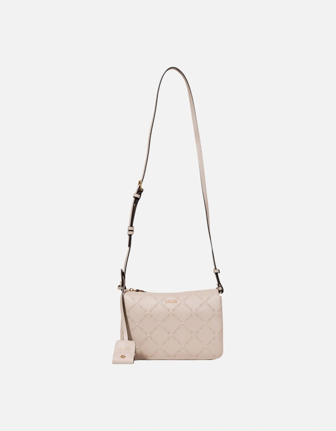 Shoulder Bag with Zip Closure Women - Beige, 4 of 3