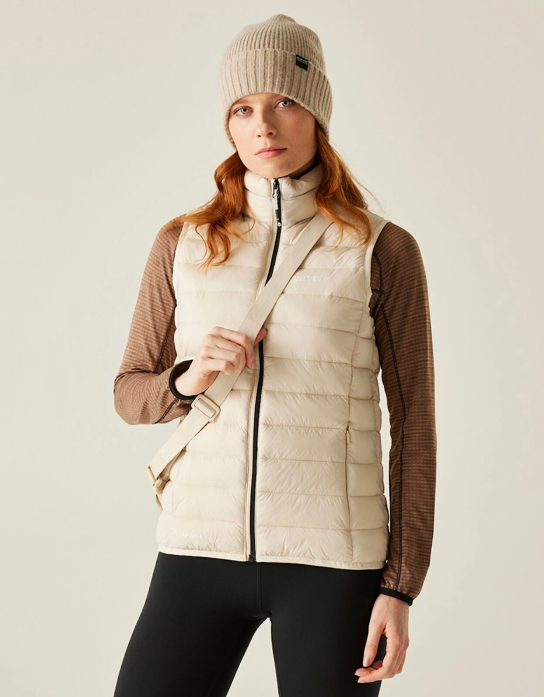 Womens Marizion Baffled Padded Gilet, 2 of 1