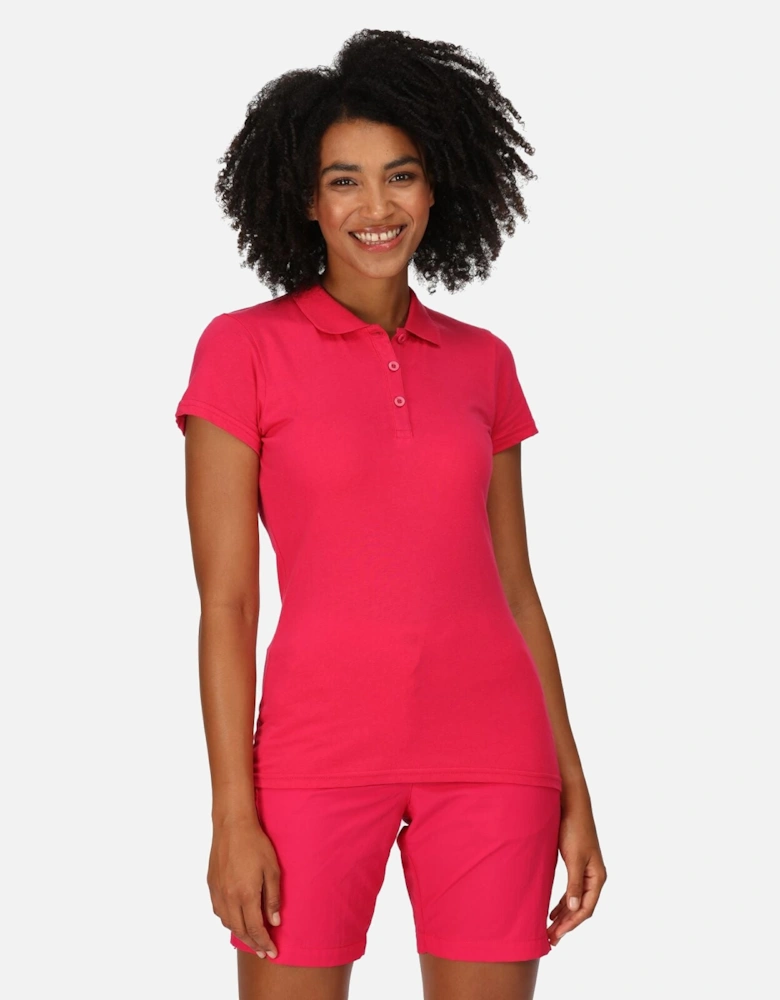Womens Sinton Coolweave Short Sleeve Polo Shirt