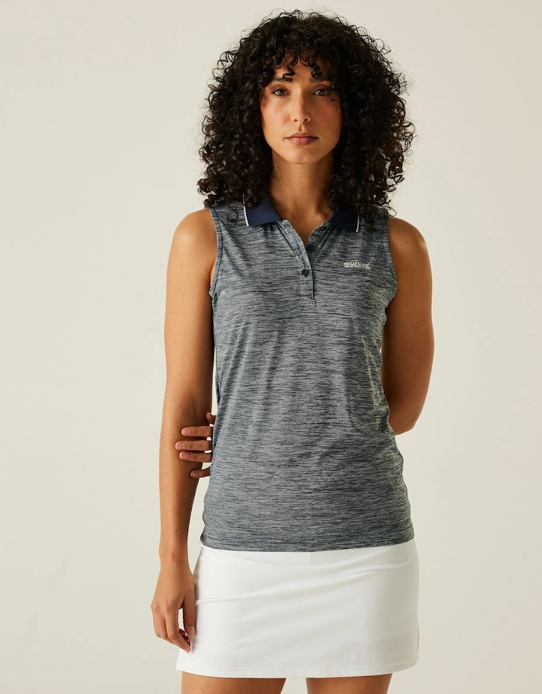 Womens Tima II Polo Vest, 2 of 1