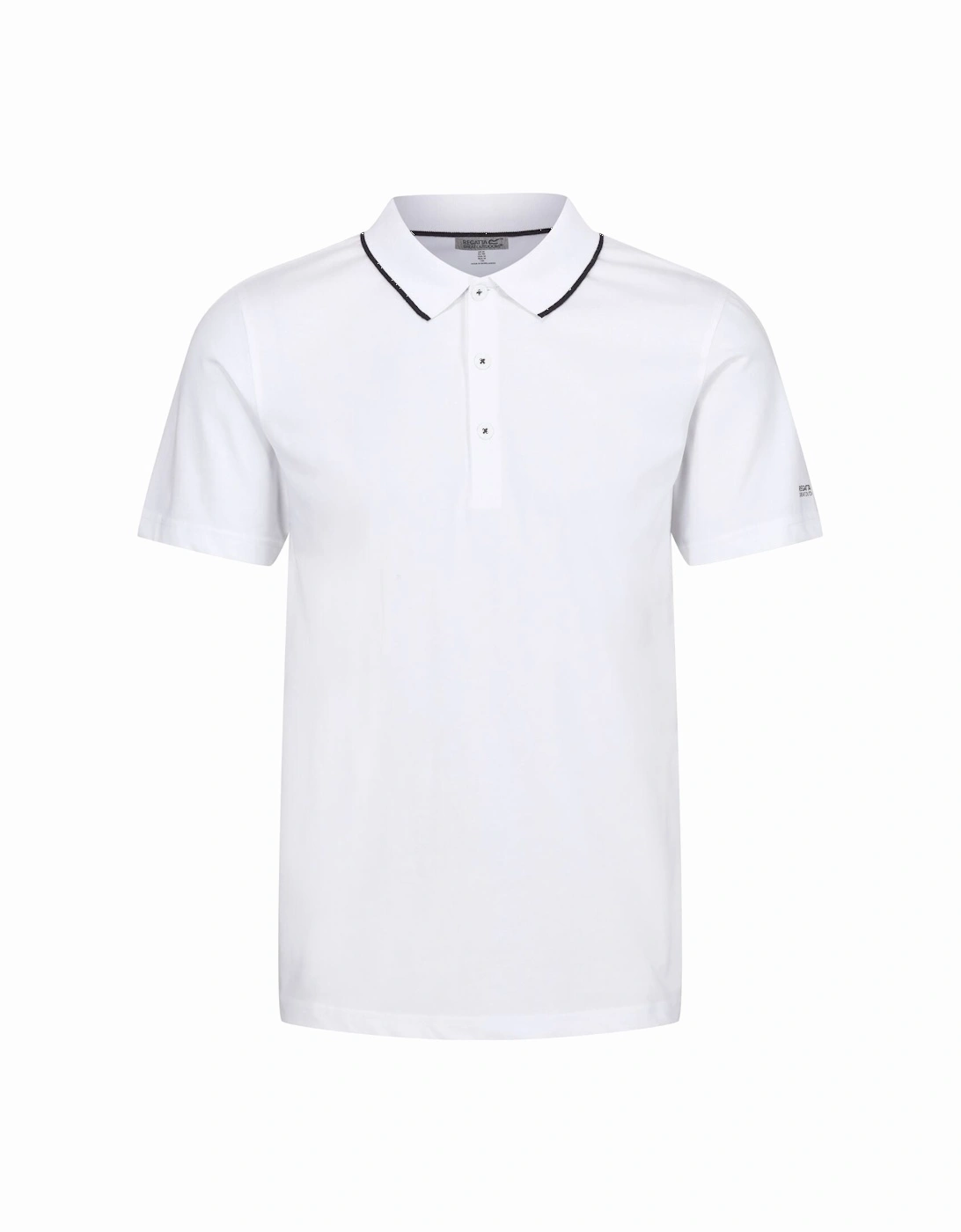 Mens Forley Short Sleeve Polo Shirt, 2 of 1