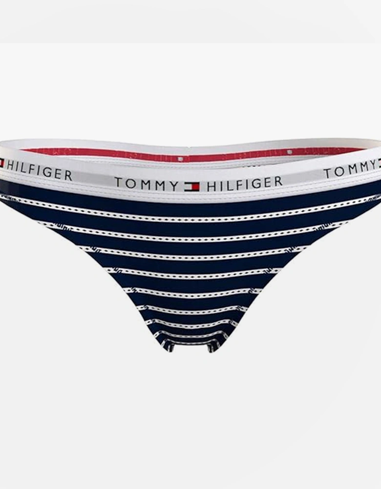 BIKINI PRINT Womens Underwear Argyle Stripe Desert Sky