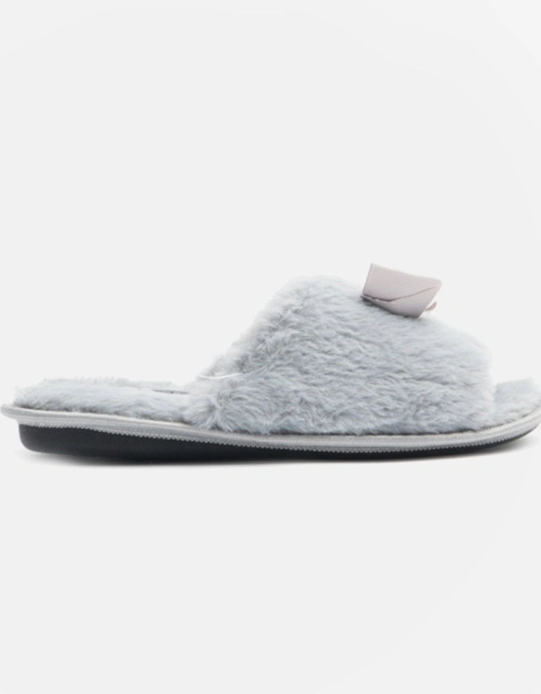 Jo & Joe EMPRESS Womens Open Toe Mule Slippers Grey