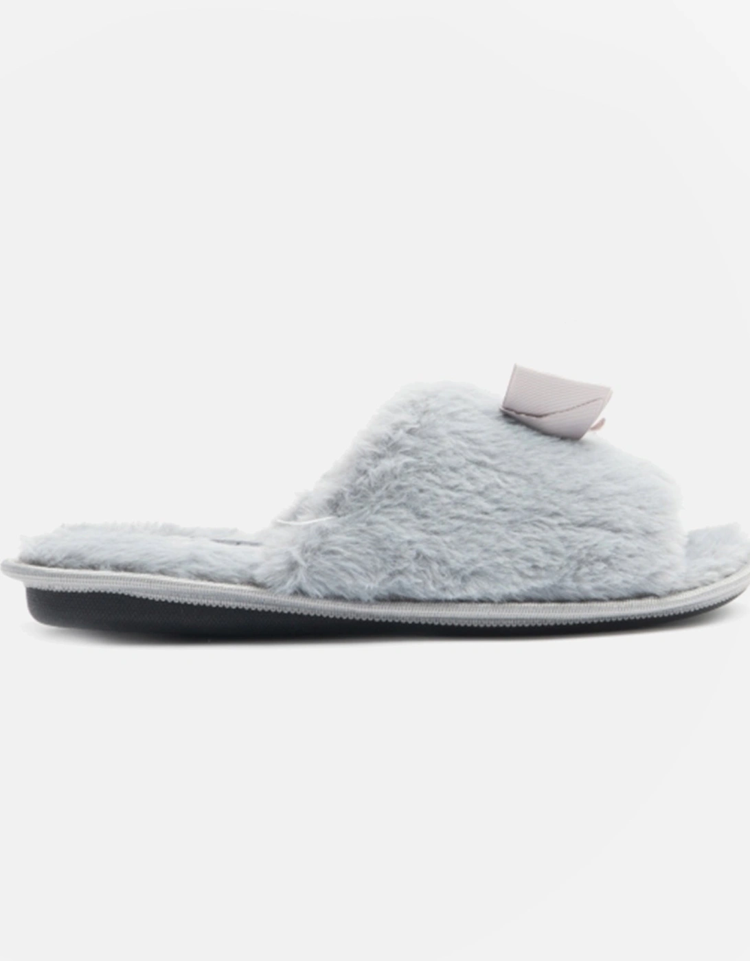 Jo & Joe EMPRESS Womens Open Toe Mule Slippers Grey, 6 of 5