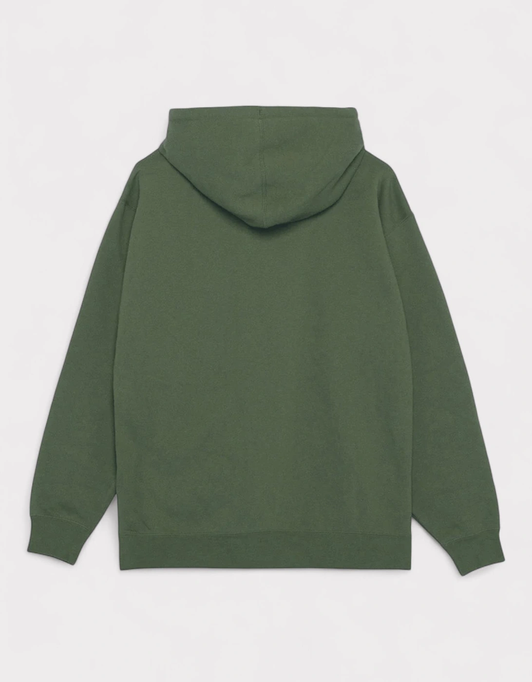 Double Exclamation Pullover Hoodie Moss Green