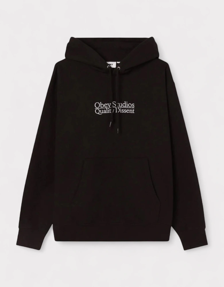 Quality Dissent Hoodie Black
