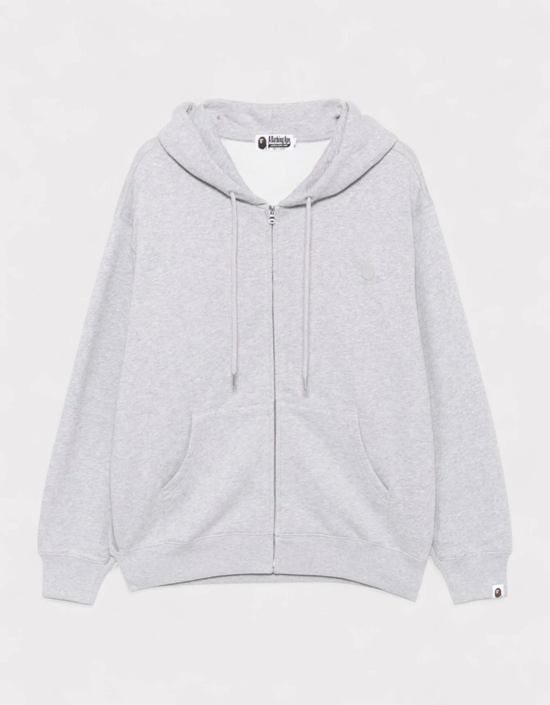 One Point Zip Hoodie Grey, 6 of 5