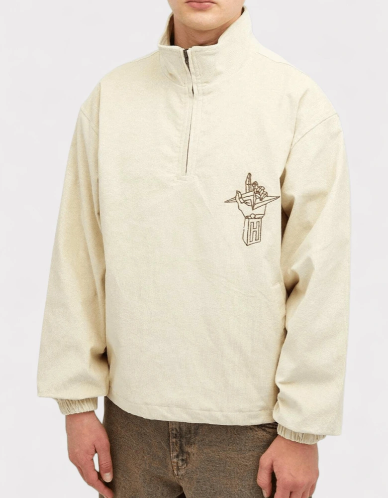 Corduroy Qtr Zip Anorak