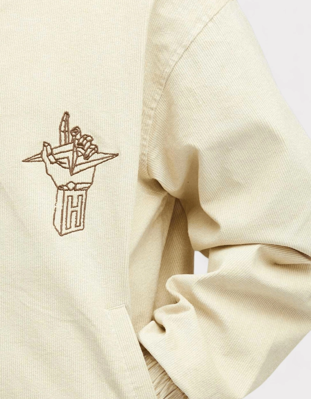 Corduroy Qtr Zip Anorak