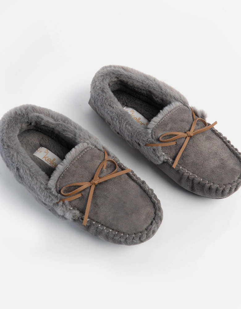 VANESSA Womens Slippers Grey