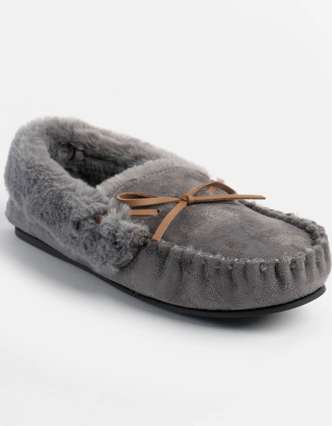 VANESSA Womens Slippers Grey